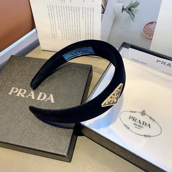 Prada Black Headband - Picture 1 of 9